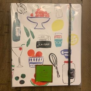 Kate Spade Bella Pantry Recipe Book ♠️👩🏻‍🍳